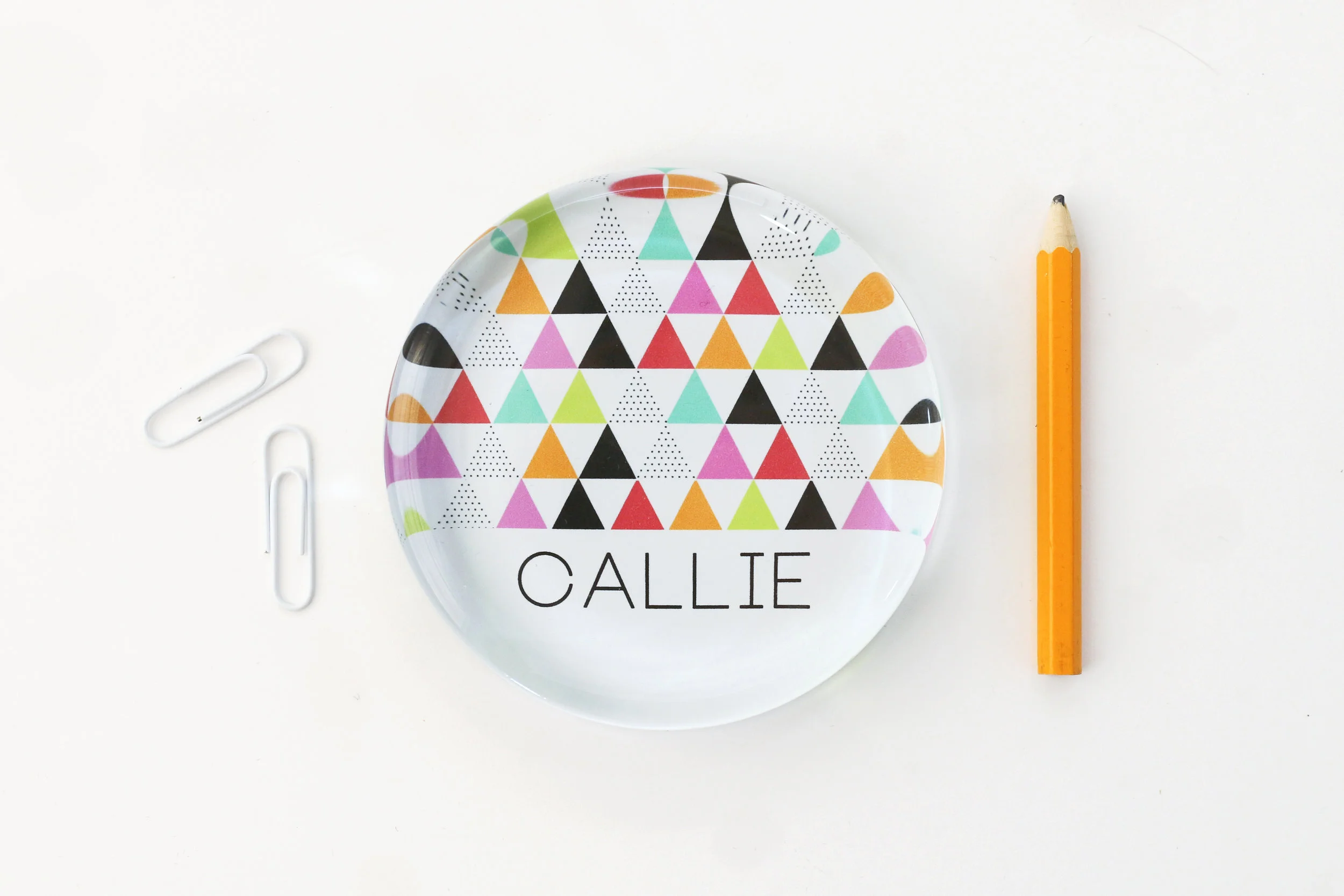 Geometric Print Paperweight