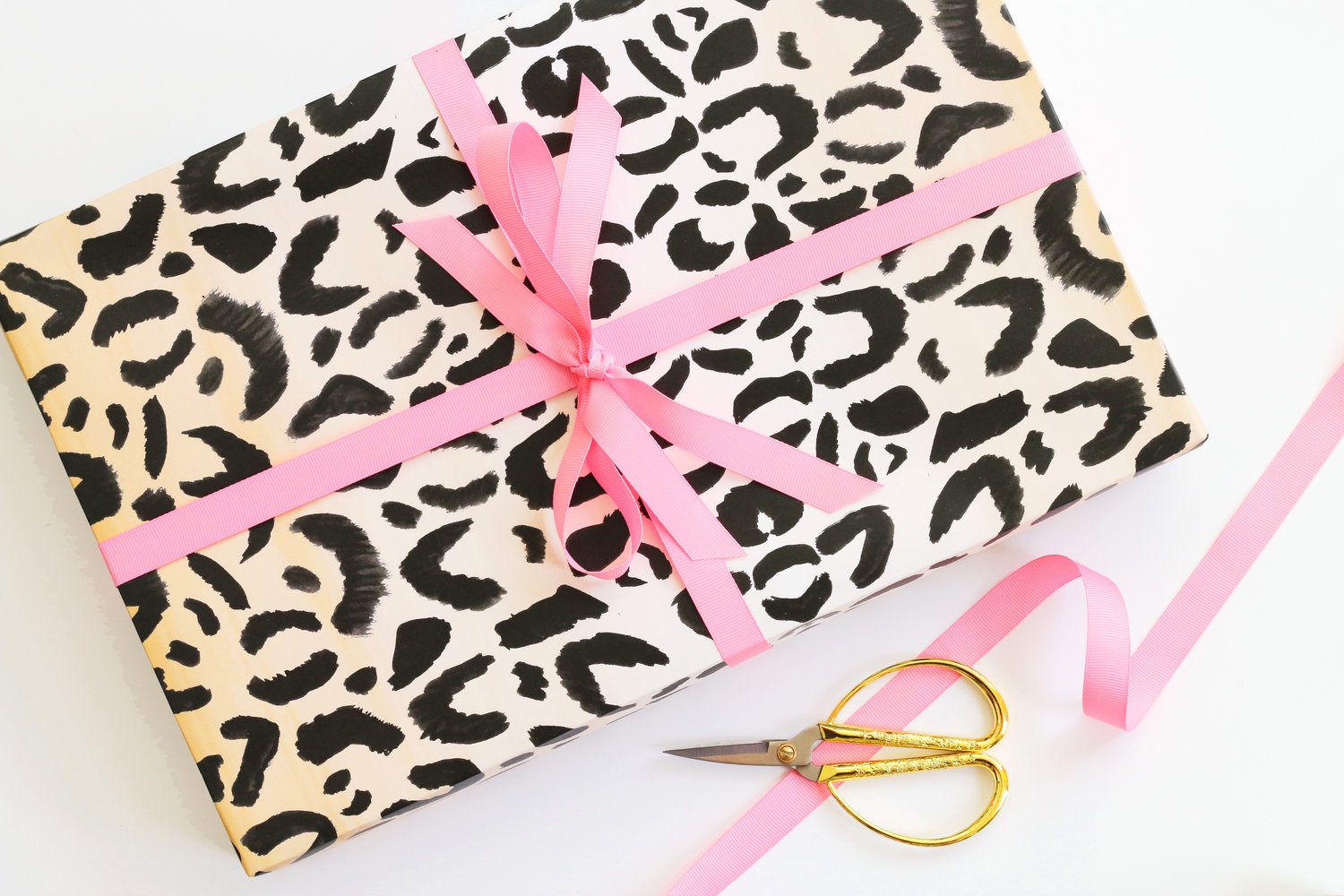 Leopard Print Wrapping Paper — When it