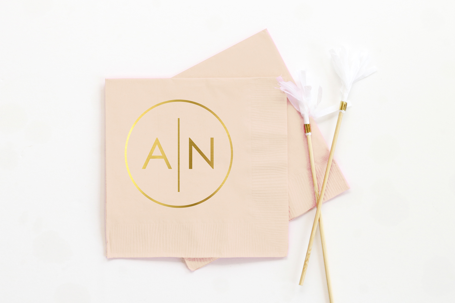 Bageri rester Kan ikke Personalized Wedding Napkins — When it Rains Paper Co. | Colorful and fun  paper goods, office supplies, and personalized gifts.
