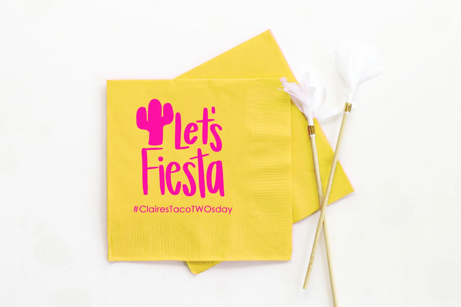 fiesta birthday party napkins taco two-day twosday
