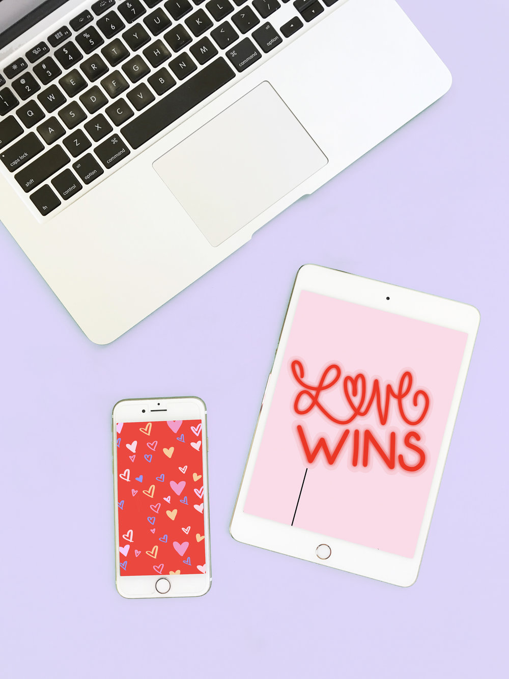 Wallpaper Wednesday - Valentine's Day Edition! — When it Rains Paper Co. |  Colorful and fun paper goods, office supplies, and personalized gifts.