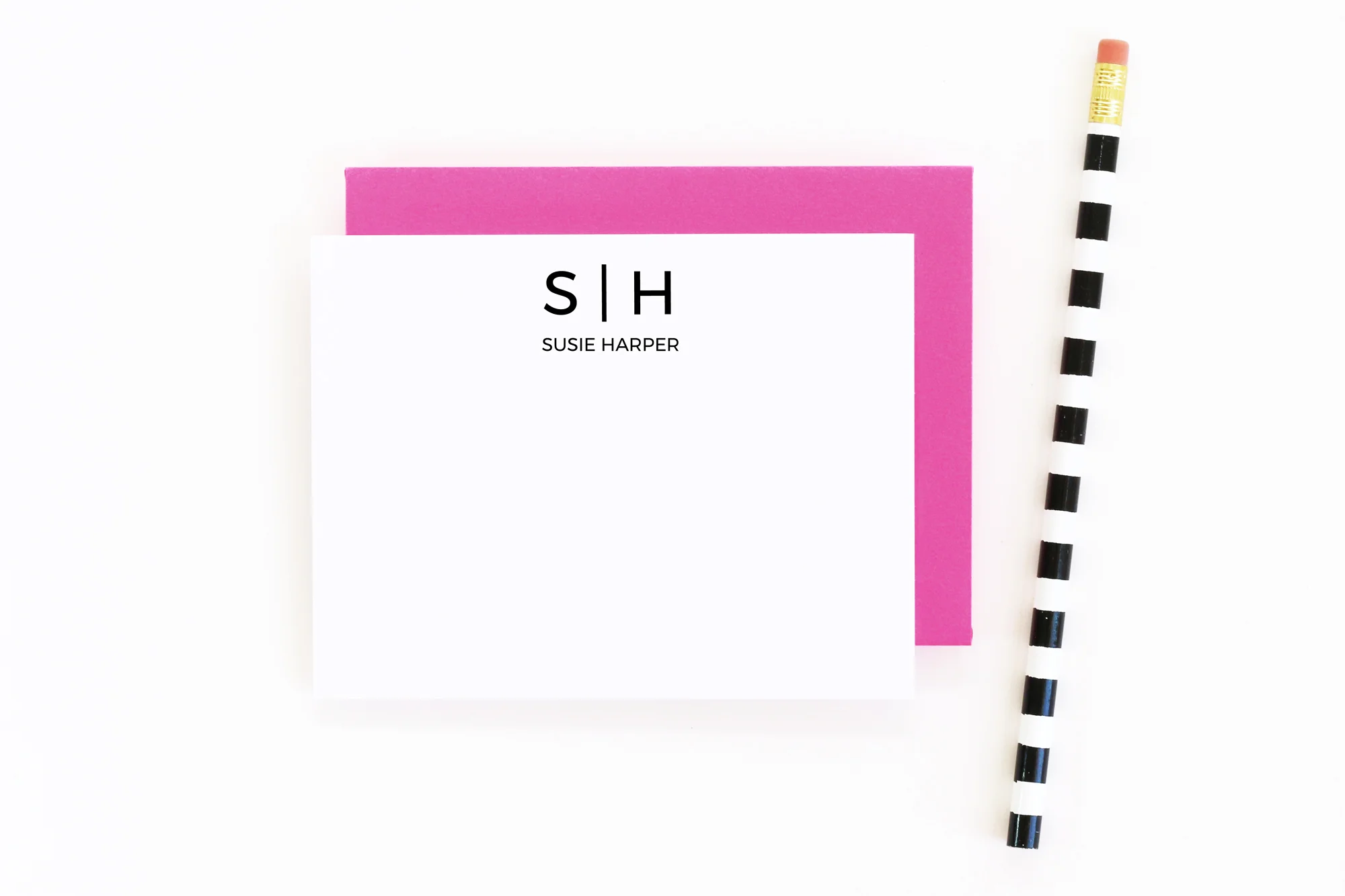 personalized monogram stationary for girls