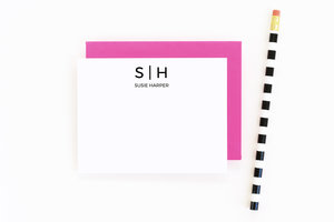 Monogram Stickers — When it Rains Paper Co. | Colorful and fun paper goods,  office supplies, and personalized gifts.