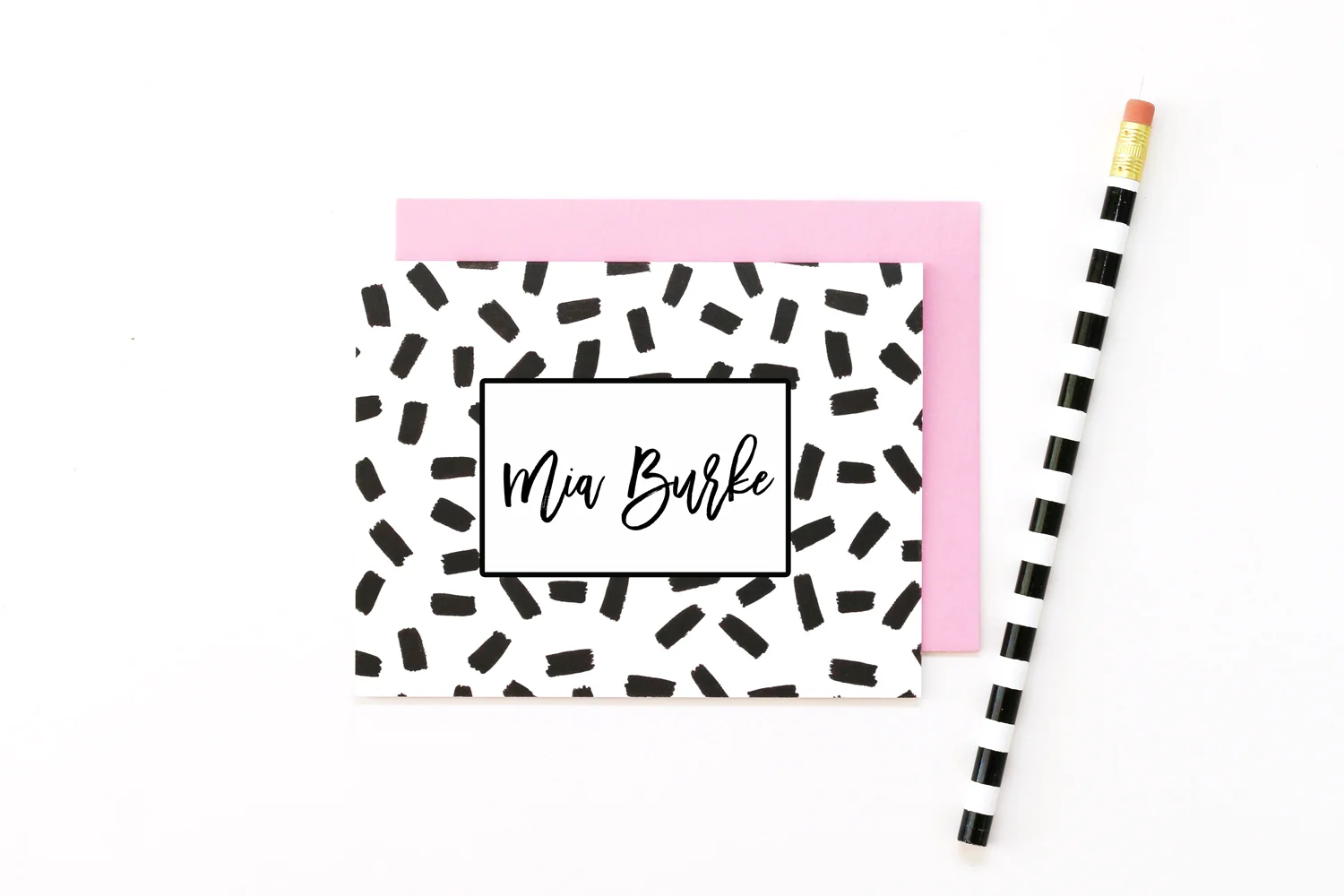 personalized stationary set custom printed note cards