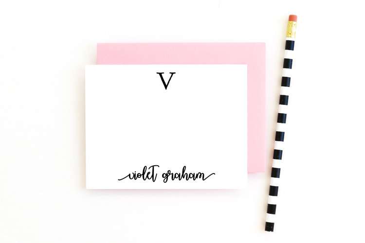 Women's Personalized Stationery — When it Rains Paper Co