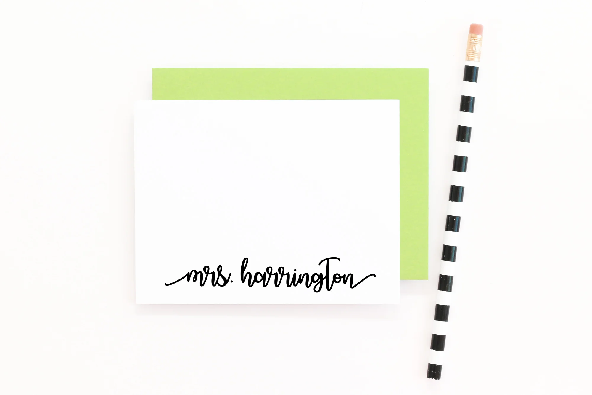 Women's Custom Stationery - Calligraphy Teacher
