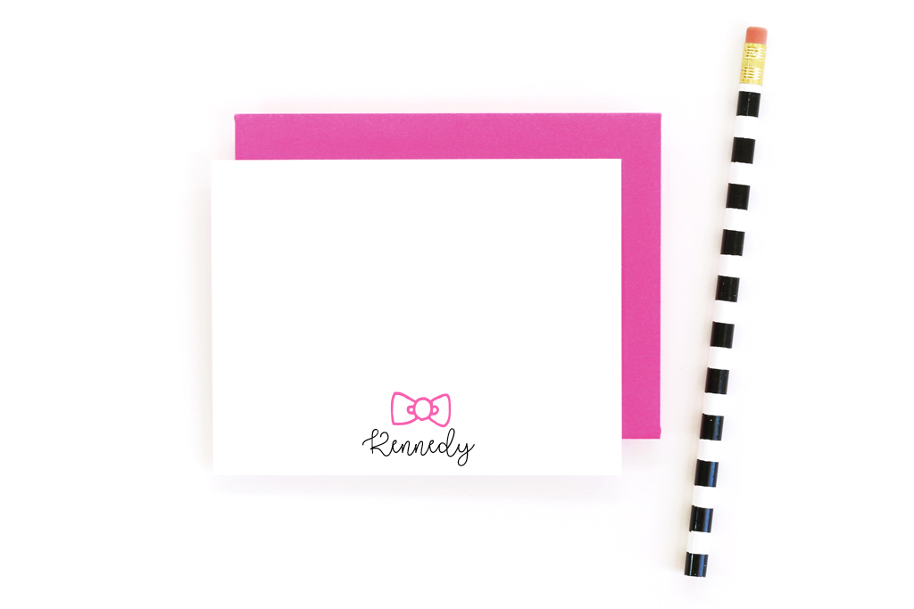 Personalized Stationary for Girls Girls Stationery Set Kids Thank You Notes  Personalized Stationery for Kids 