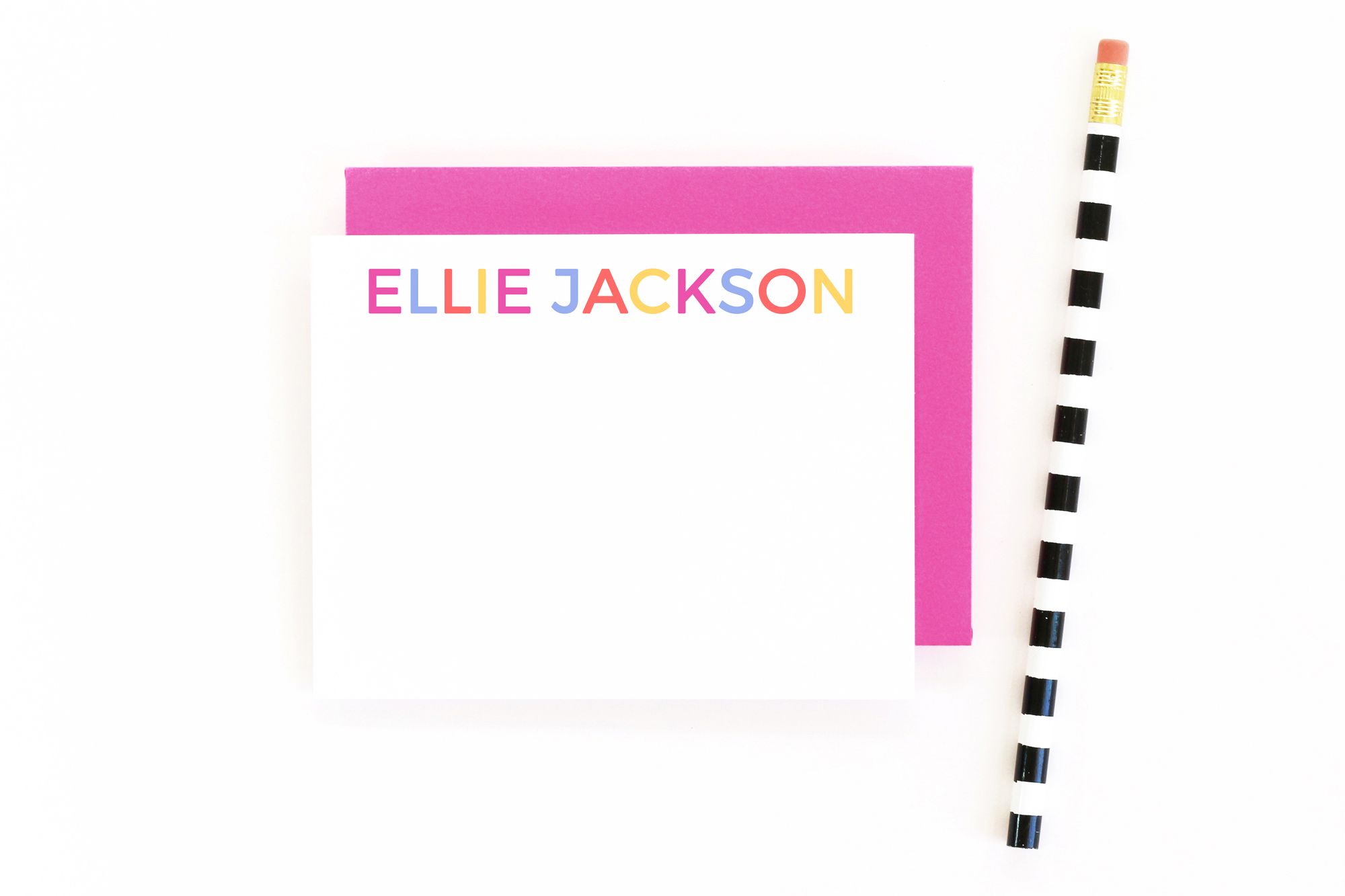 Personalized Stationary for Girls Girls Stationary Set with Envelopes Set of 10