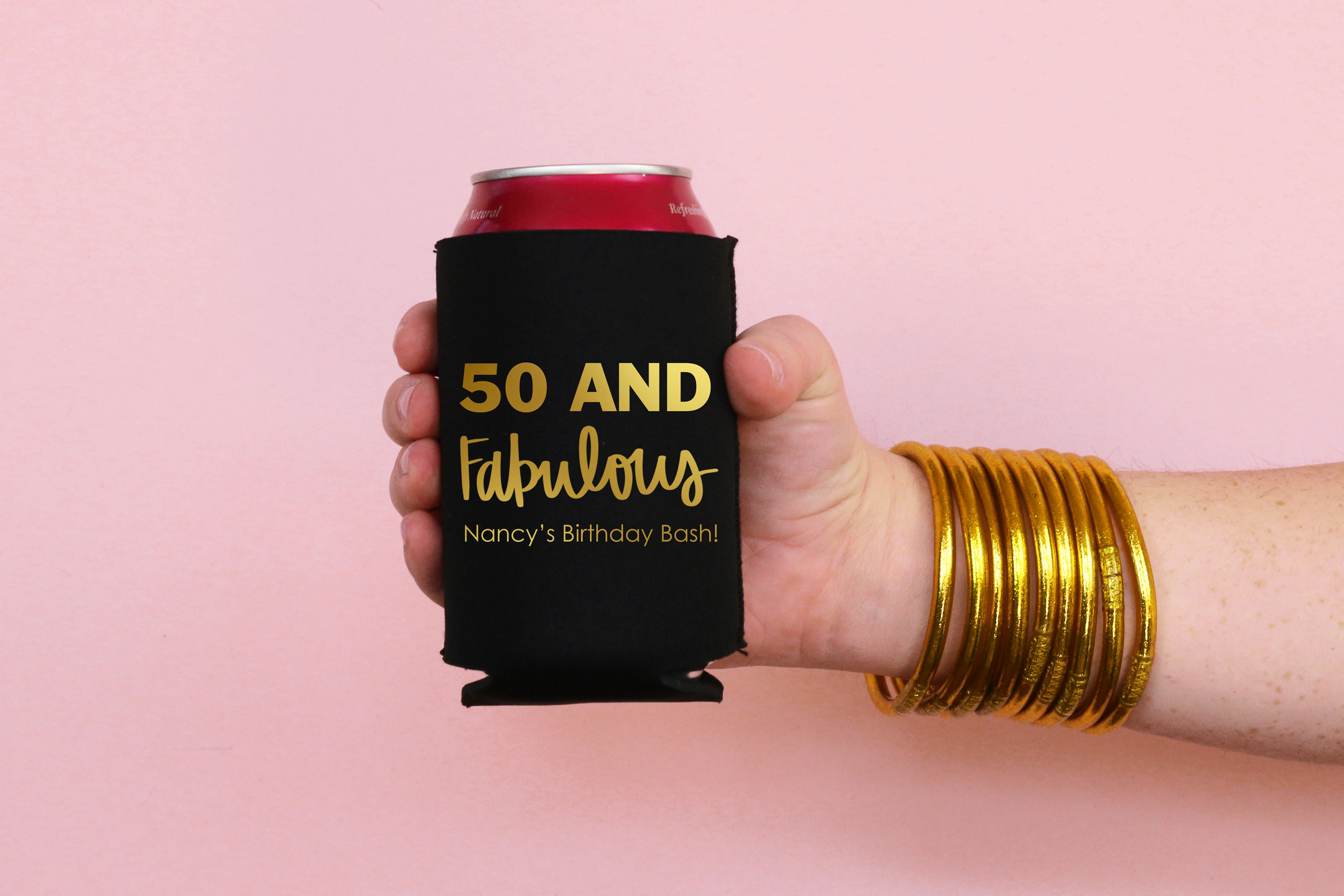 personalized koozies 40th birthday