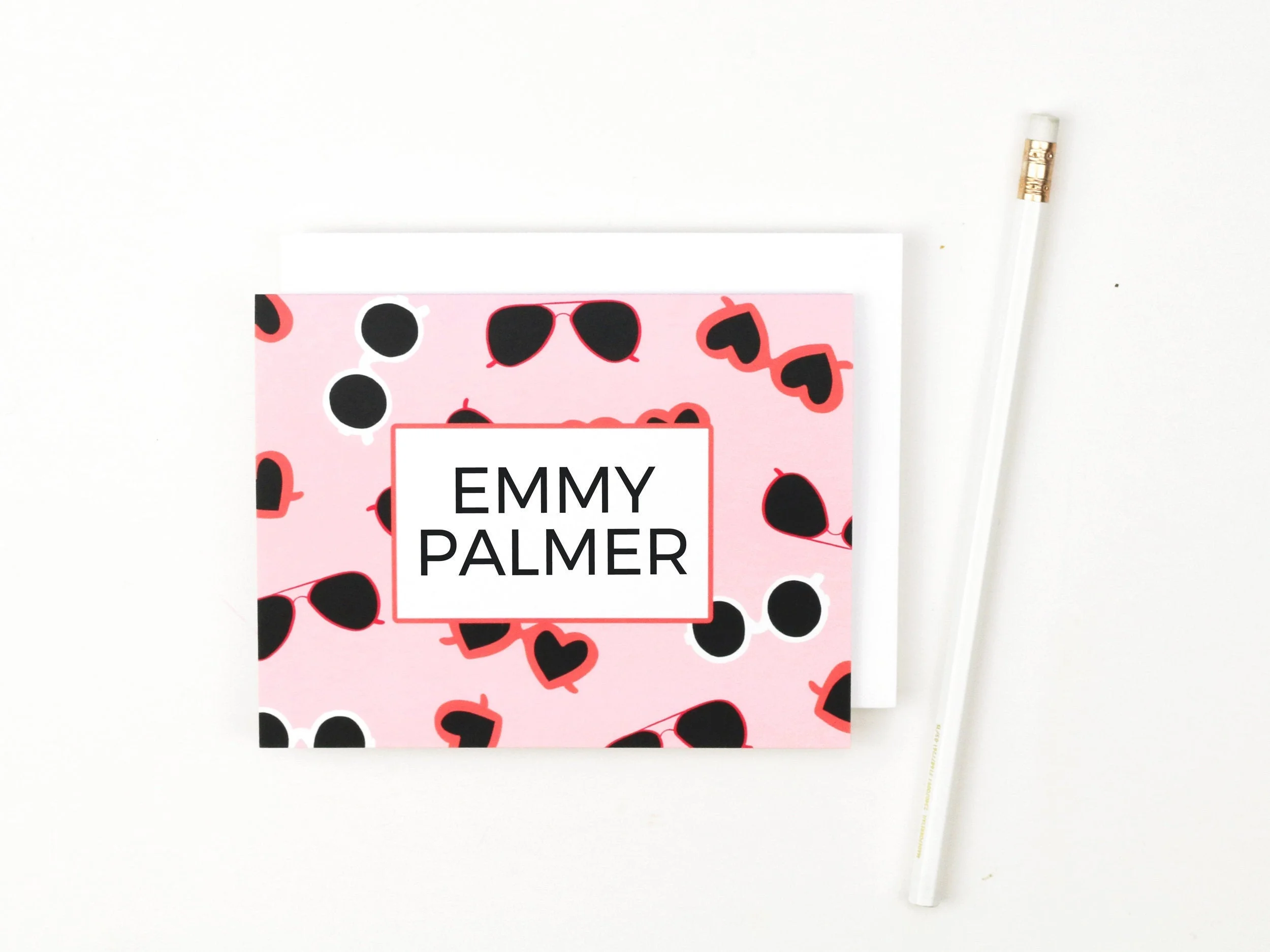 girls sunglasses stationery sunglasses thank you cards