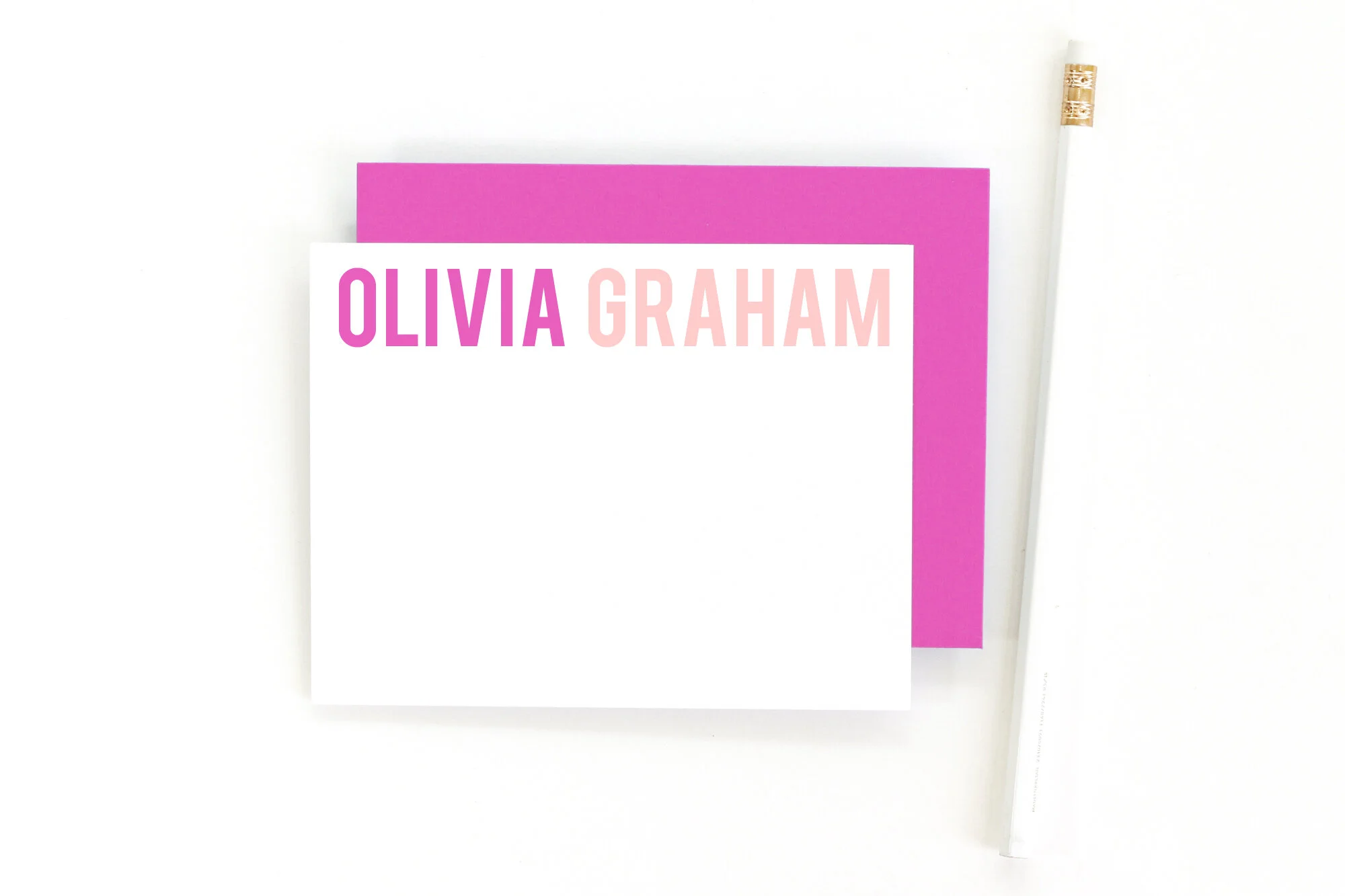 girls personalized stationary