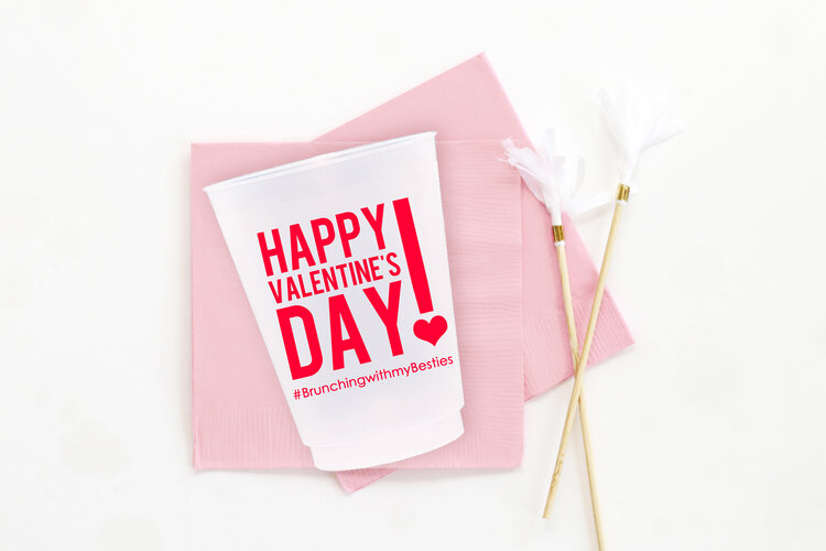 Personalized Valentine's Day Placemat for Girls — When it Rains Paper Co.