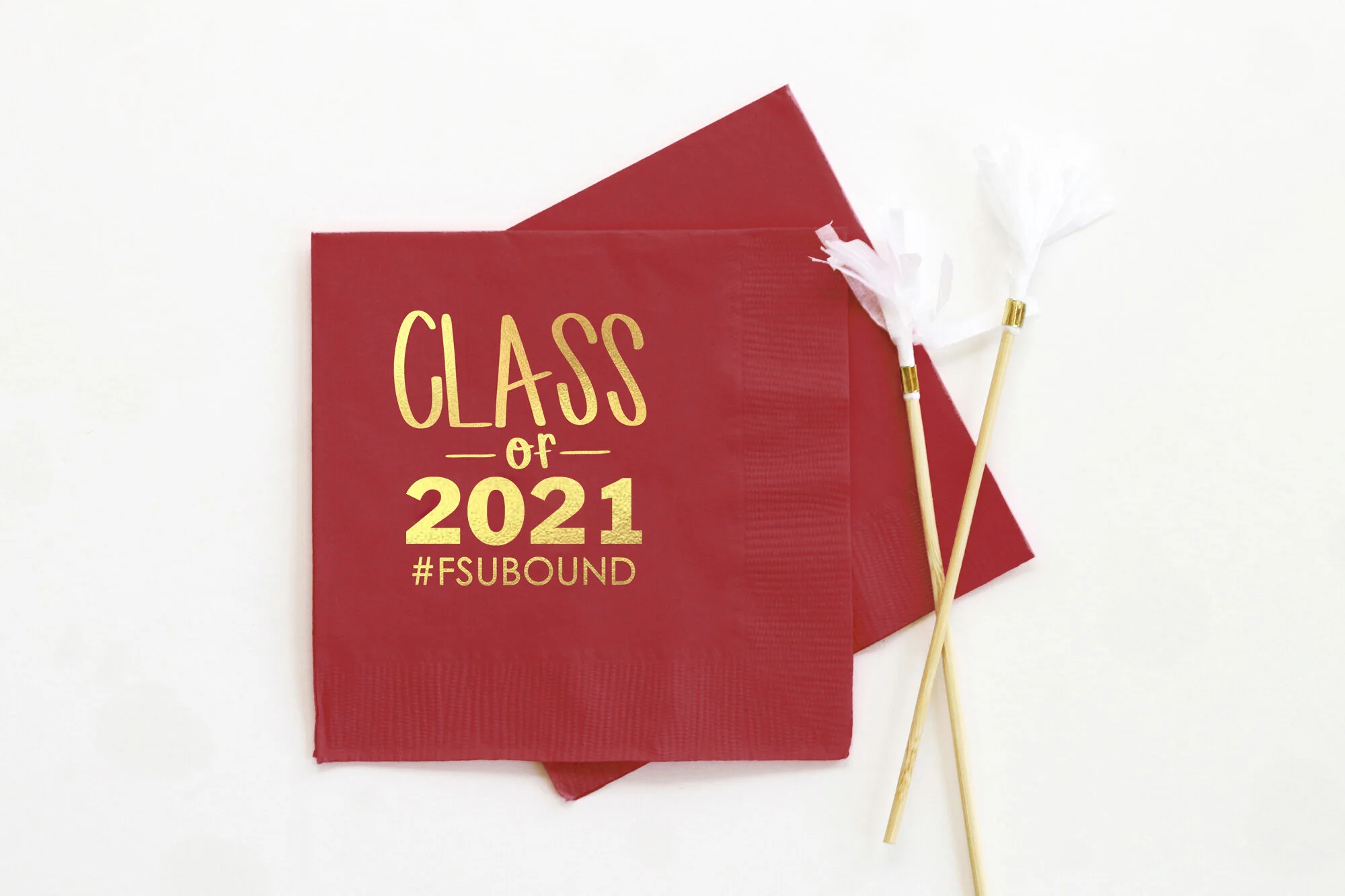 Class of 2022 Graduation Party Napkins — When it Rains Paper Co