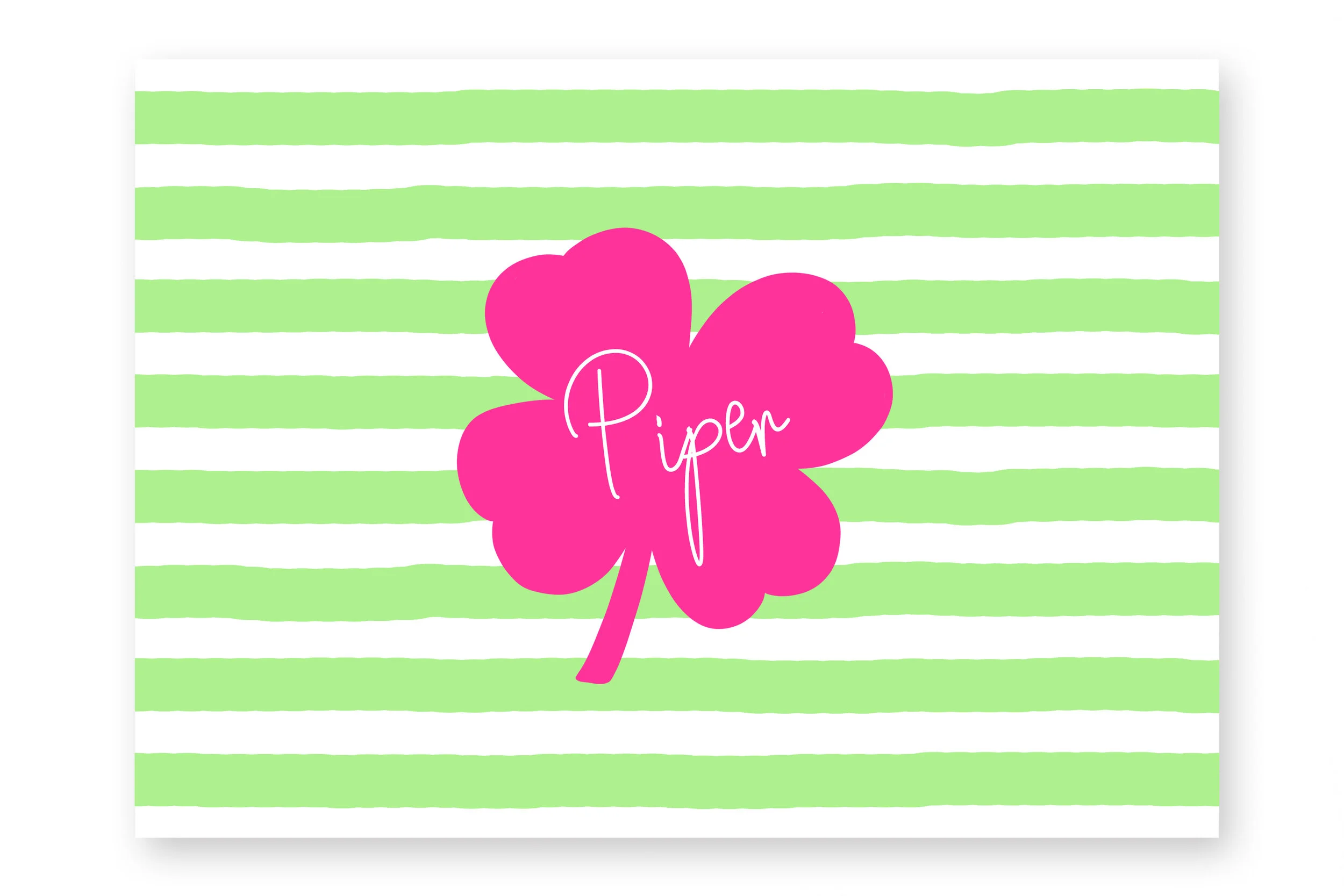 personalized St. Patrick's Day placemat kids laminated place mats St. Patrick's Day Decorations (Copy) (Copy) (Copy)