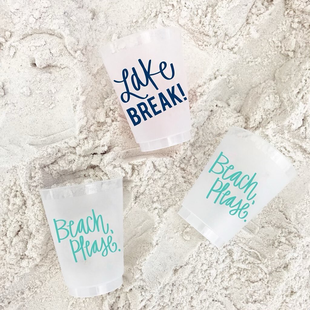 Lake or beach for your long weekend? Either way we&rsquo;ve got your cups covered! 💙🌊⚓️