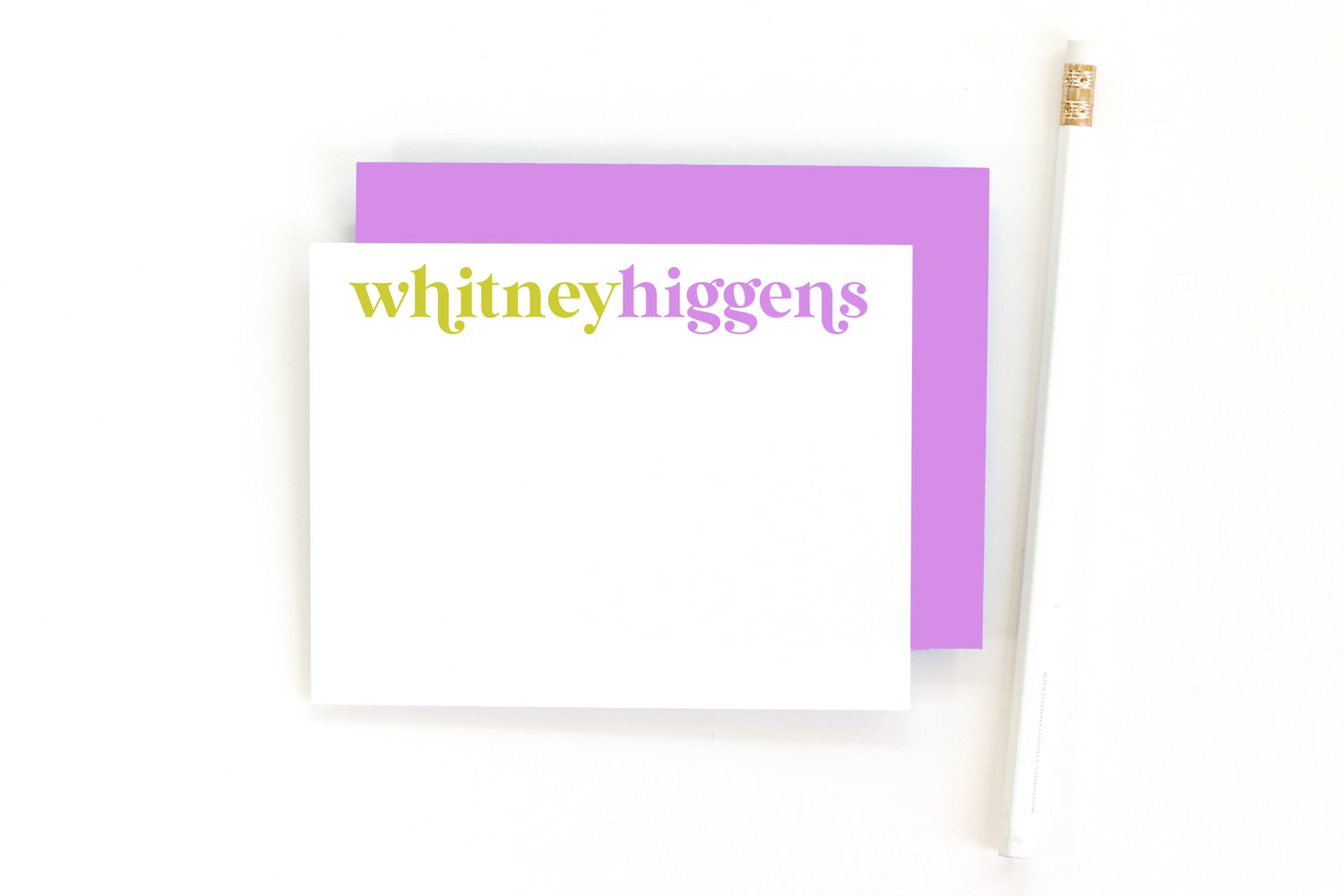 Custom Stationery Set — When it Rains Paper Co.  Colorful and fun paper  goods, office supplies, and personalized gifts.