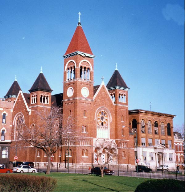 Saint Boniface Church was designed by Henry J. Schlacks—a famed architect and student of Louis Sullivan—and was completed in 1904.