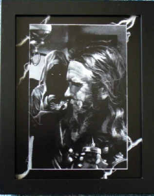 Magazine Page Engraved on Anodized Aluminum