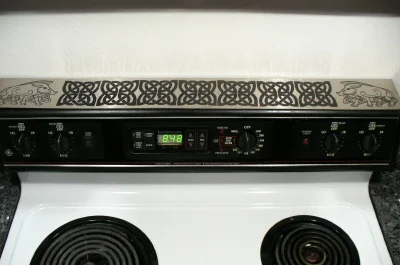 Celtic Design Laser Marked on Stainless Steel Plate
