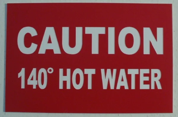 Laser Engraved Plastic Industrial Sign