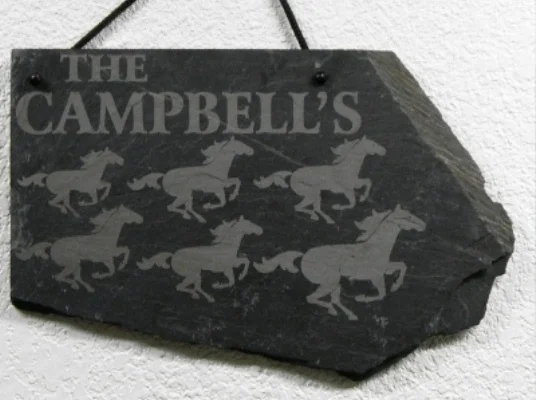 Personalized Family Sign On Slate
