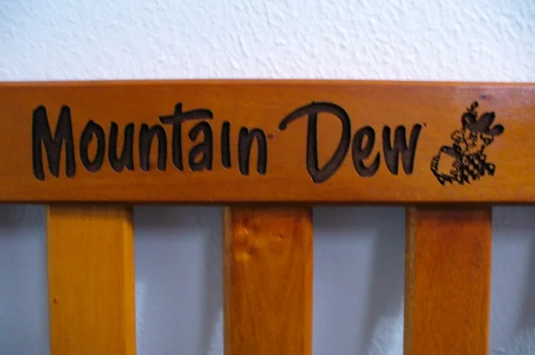 Logo Engraved On Wood For Chair Back