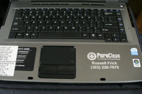 Logo Engraved on Laptap