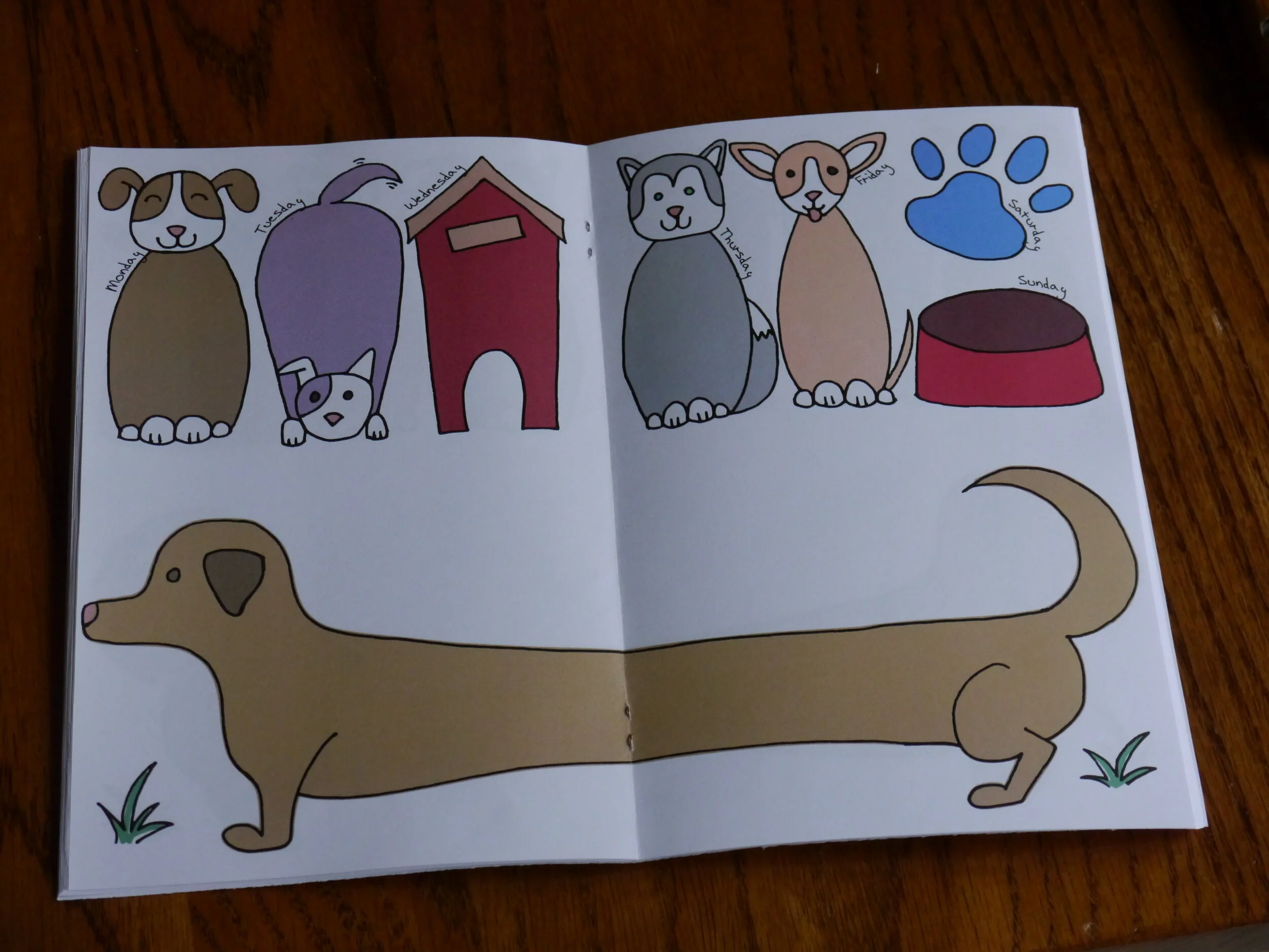 Weekly Puppy Dog Layout