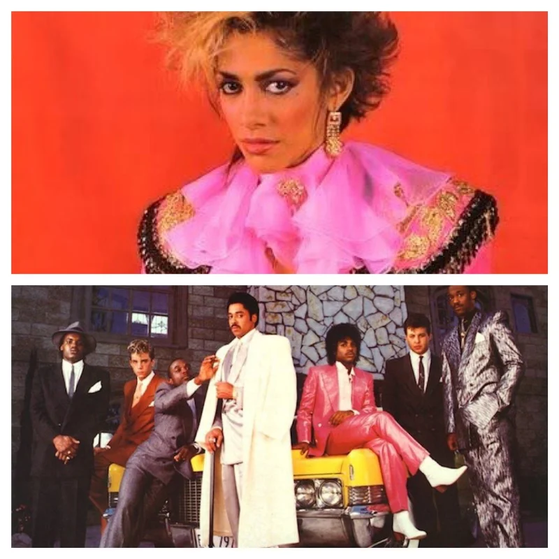 Top: Sheila E; Bottom: Morris Day and the Time
