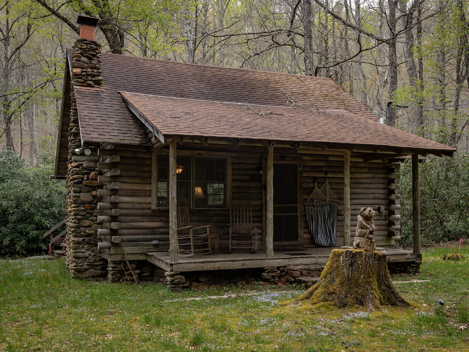 Cabin Rentals In NC Quiet Log Cabin Rental