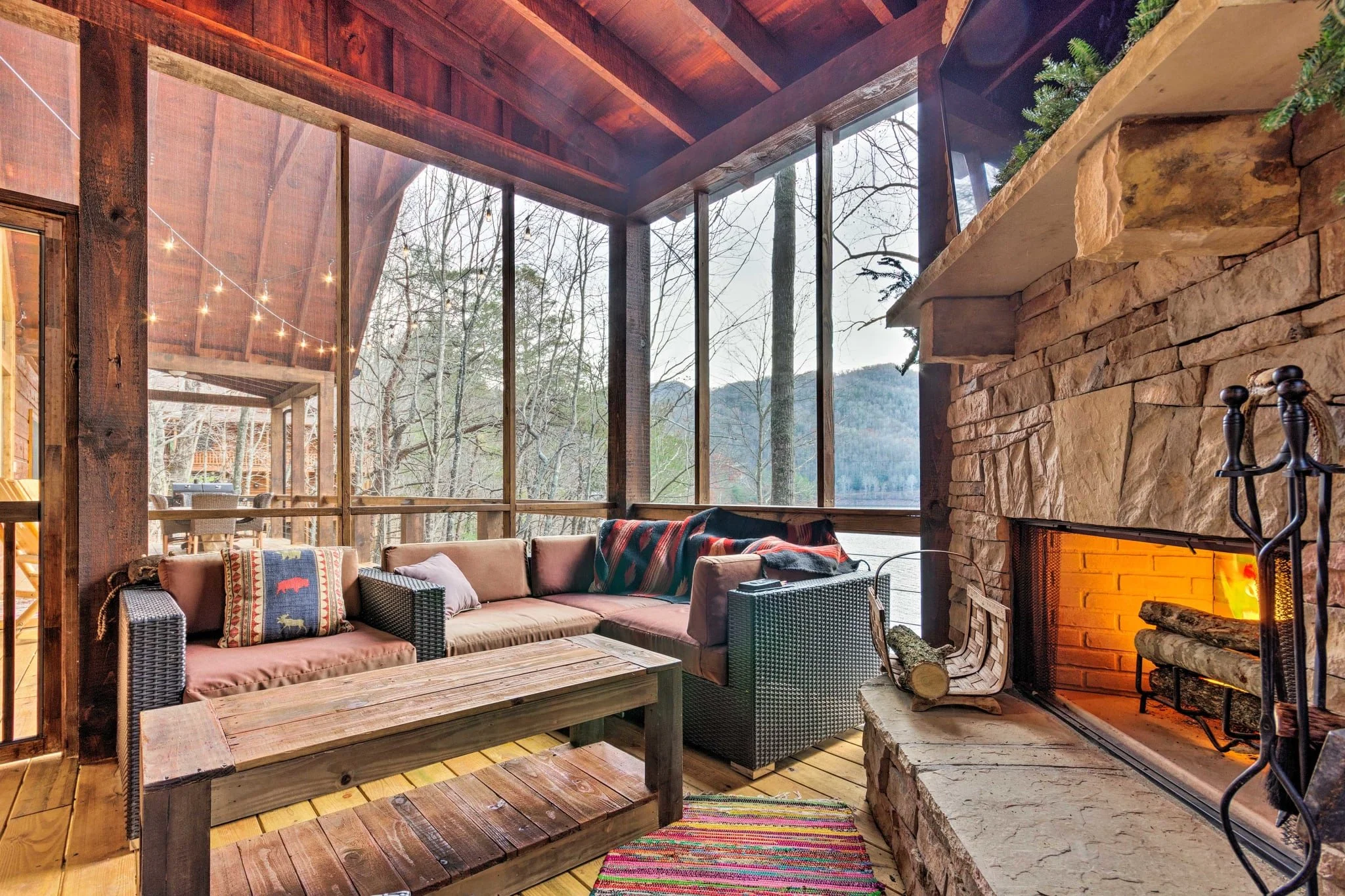 Echo Lodge Living Room3 - stayNantahala cabin rental.jpeg