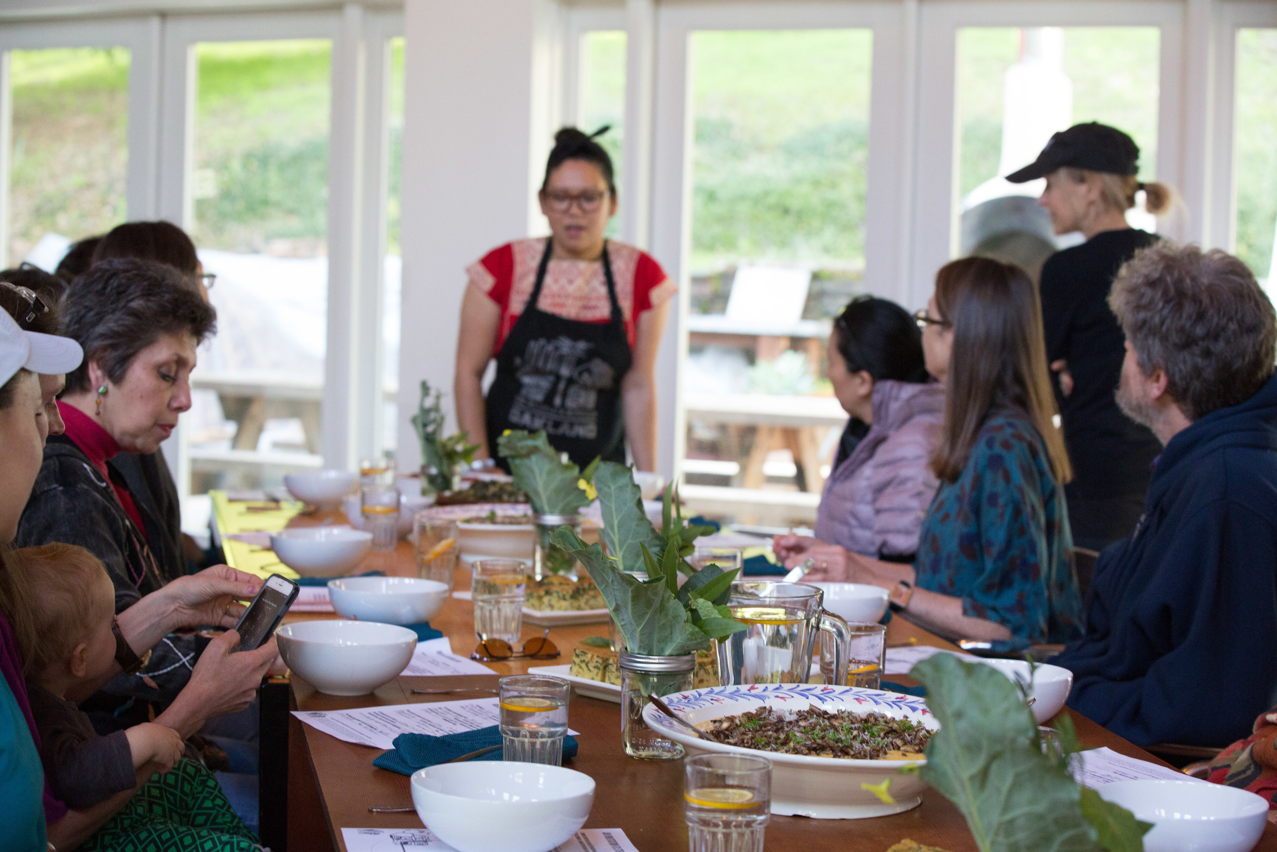  Sita talks about her own family's recipes for rebellion, inviting participants to think about their own family food stories. 