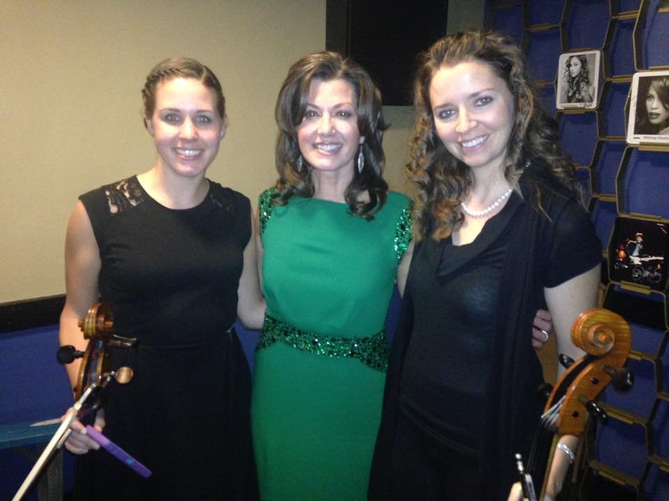 Performing with Amy Grant