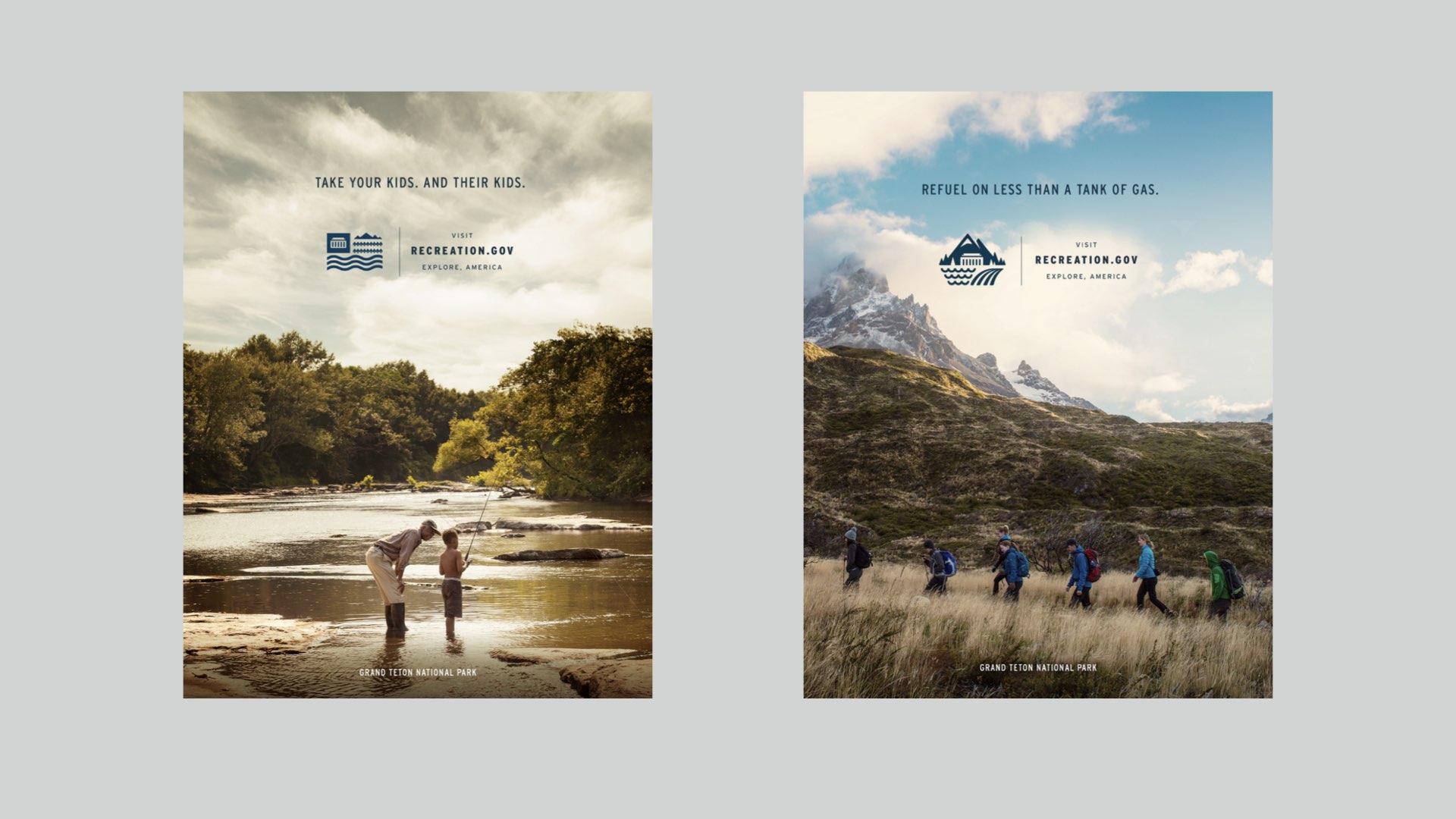 Recreation.gov – print ad series