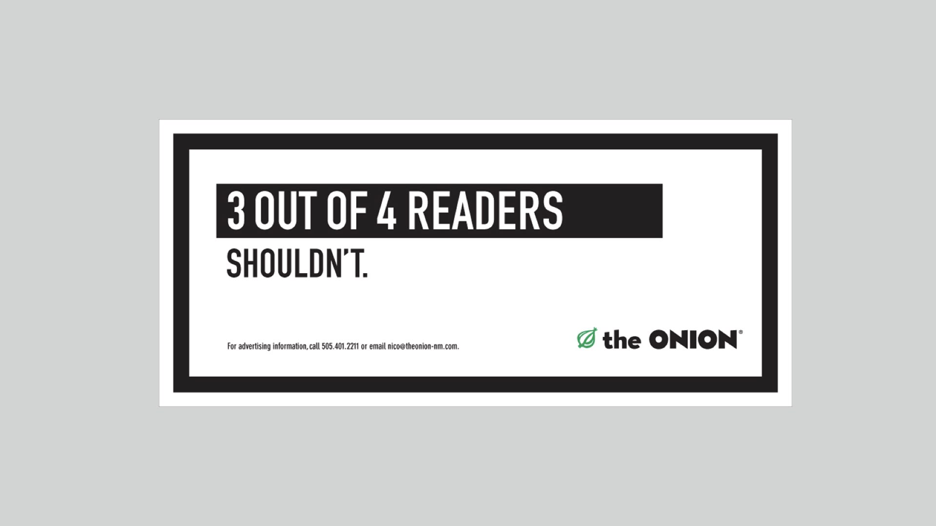The Onion – Subscription series