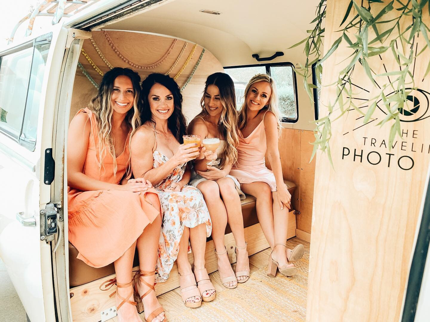 Bridal shower goals in the @travelingphotobus