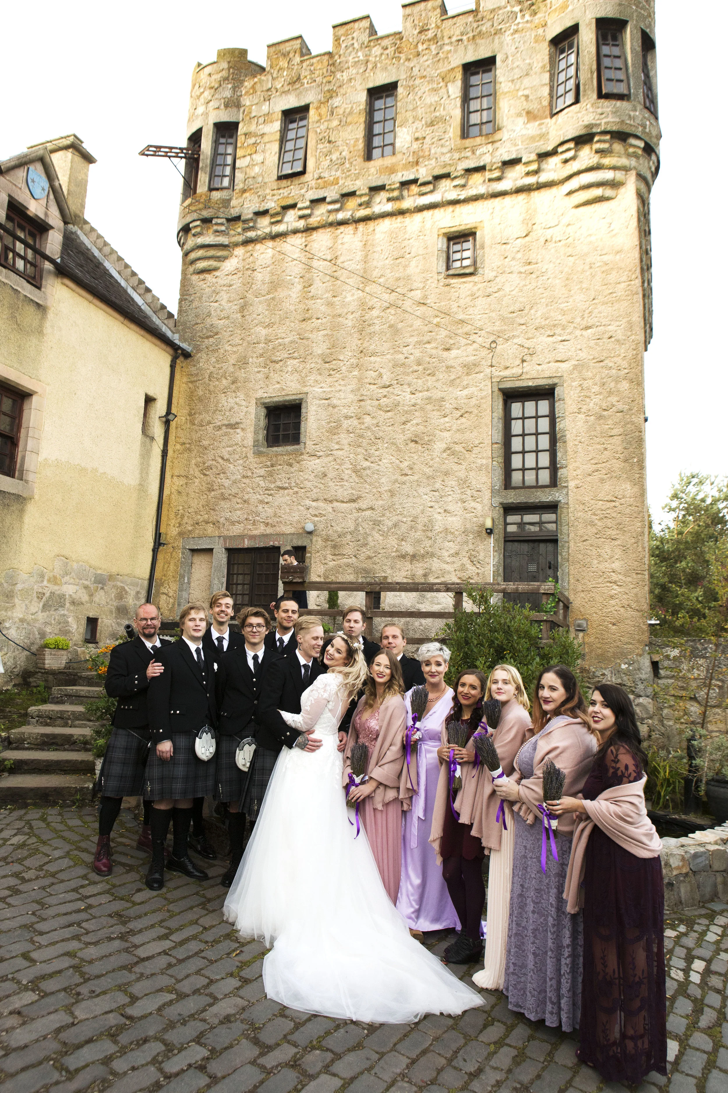 Castle wedding in Scotland