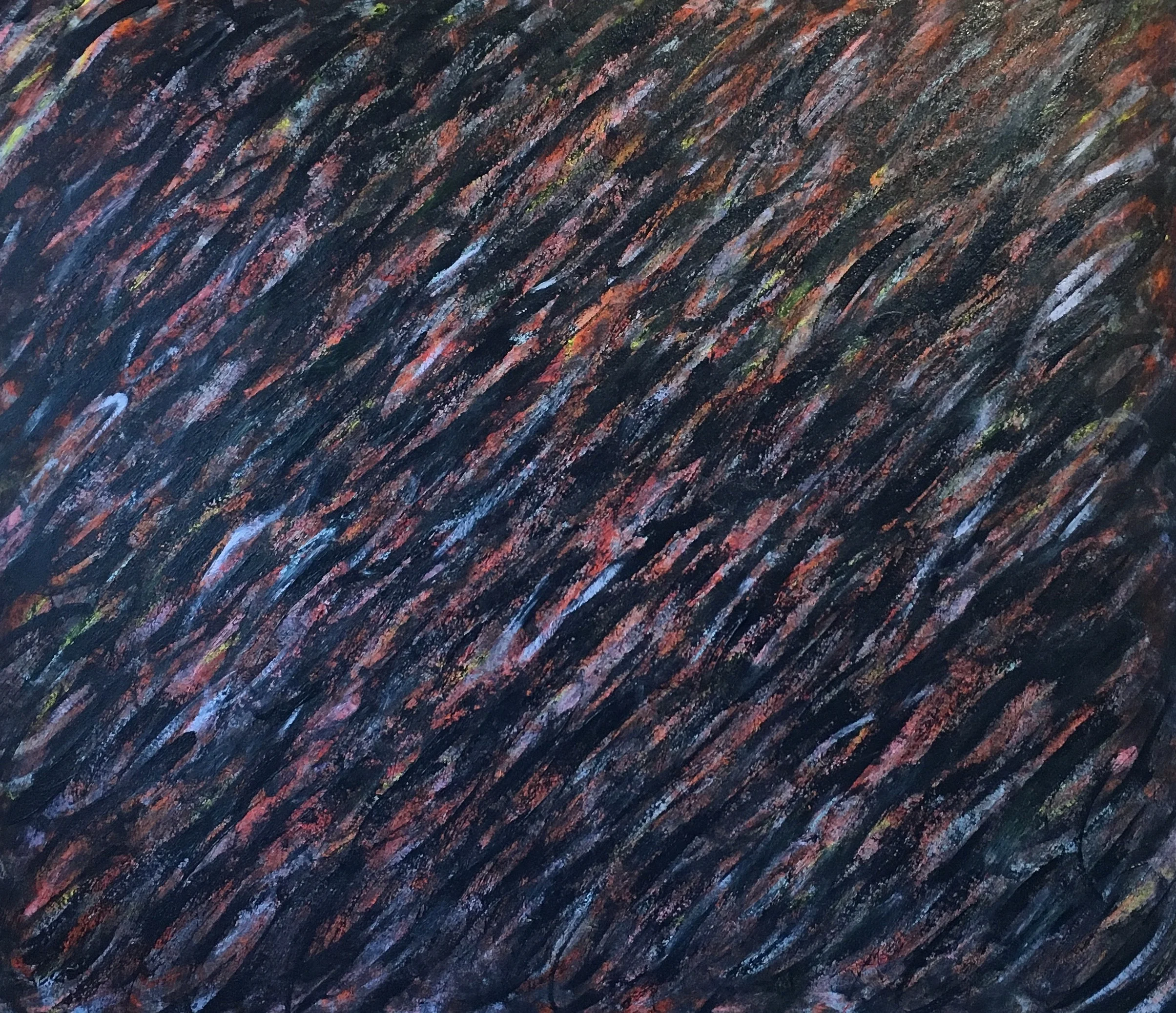   Tinseltown,  34x40, Acrylic on Canvas 