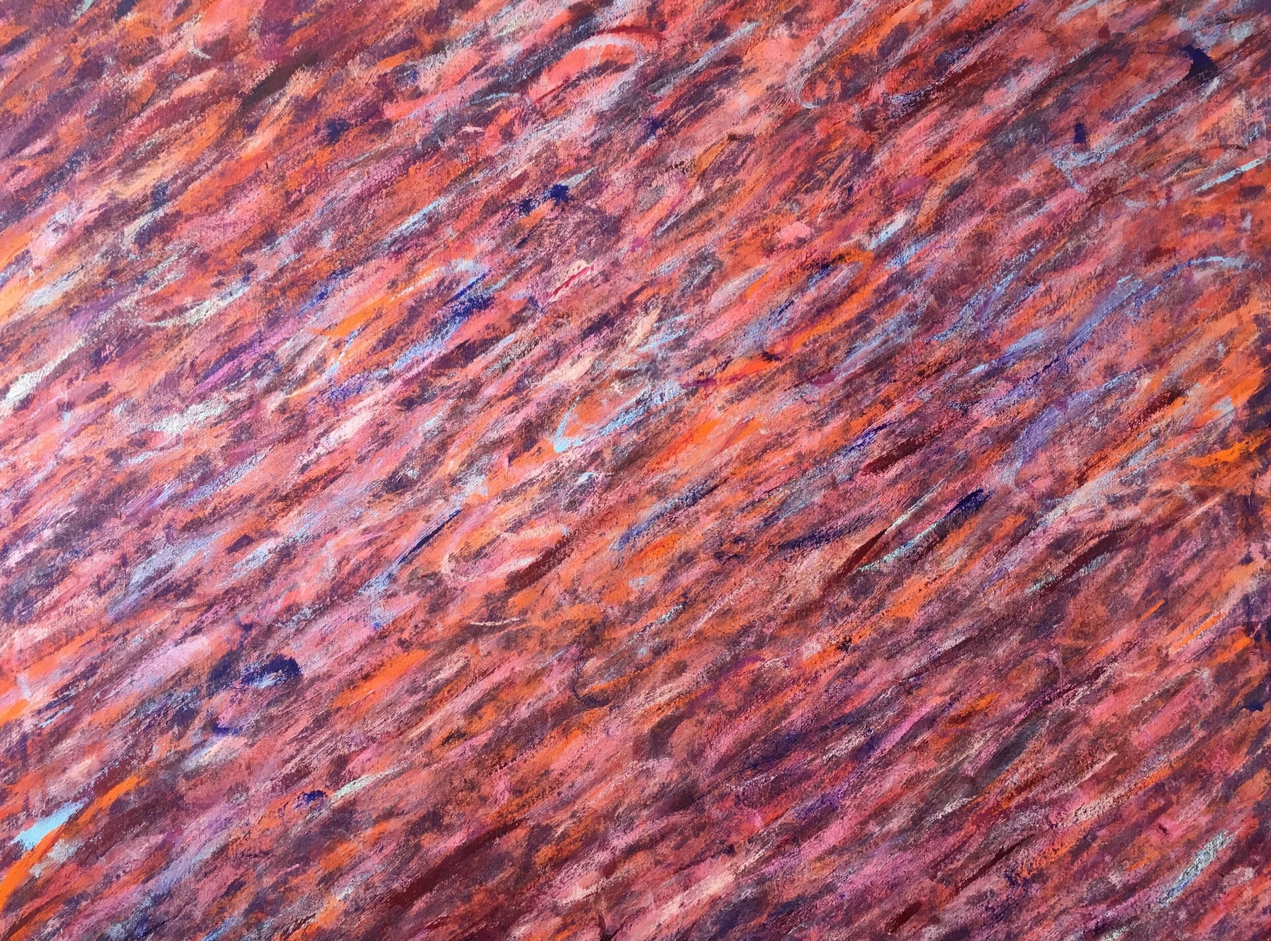 stars eternally , Acrylic on Canvas, 36x48”