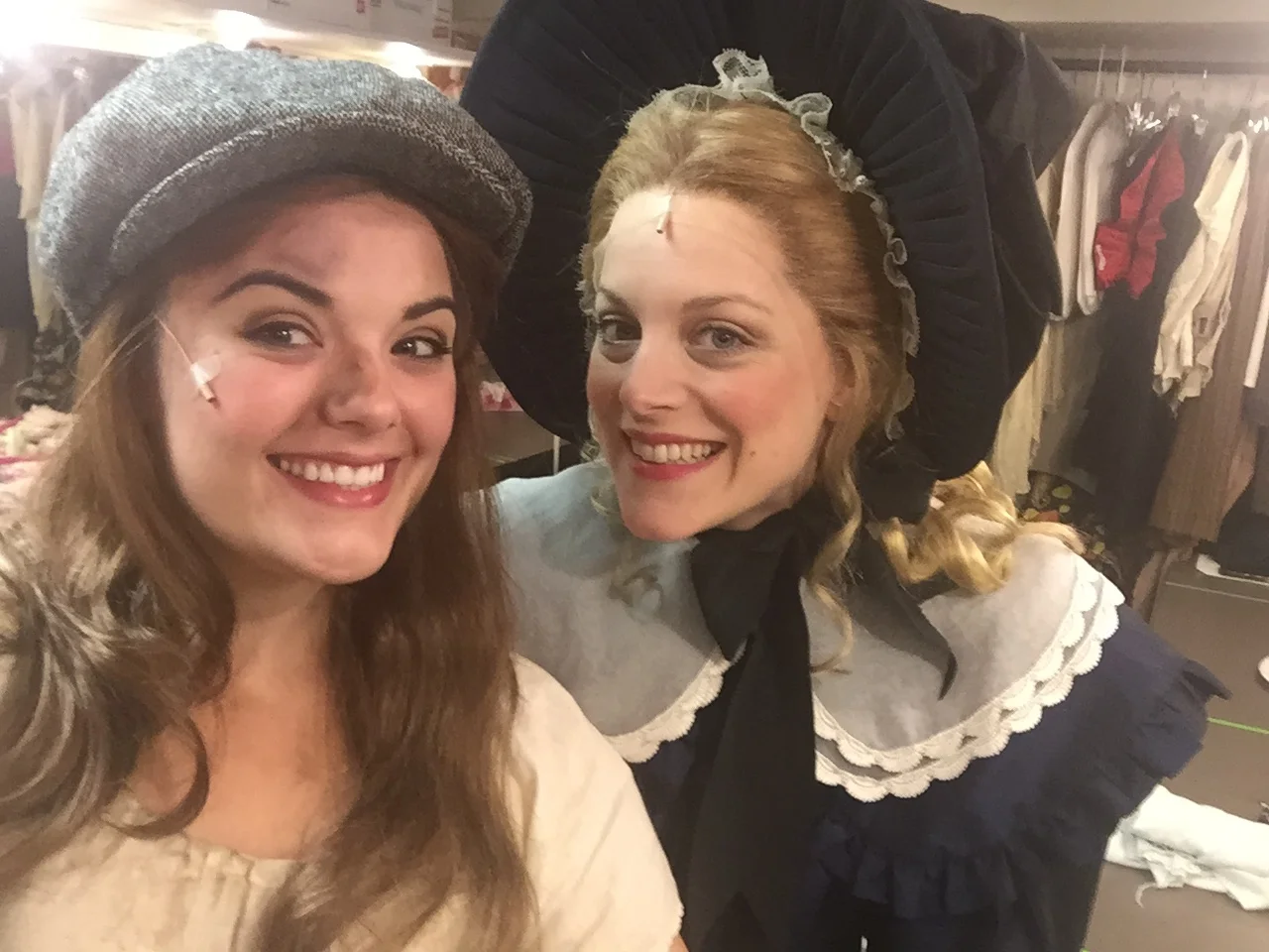 Backstage with Kaylee Harwood during Les Miserables