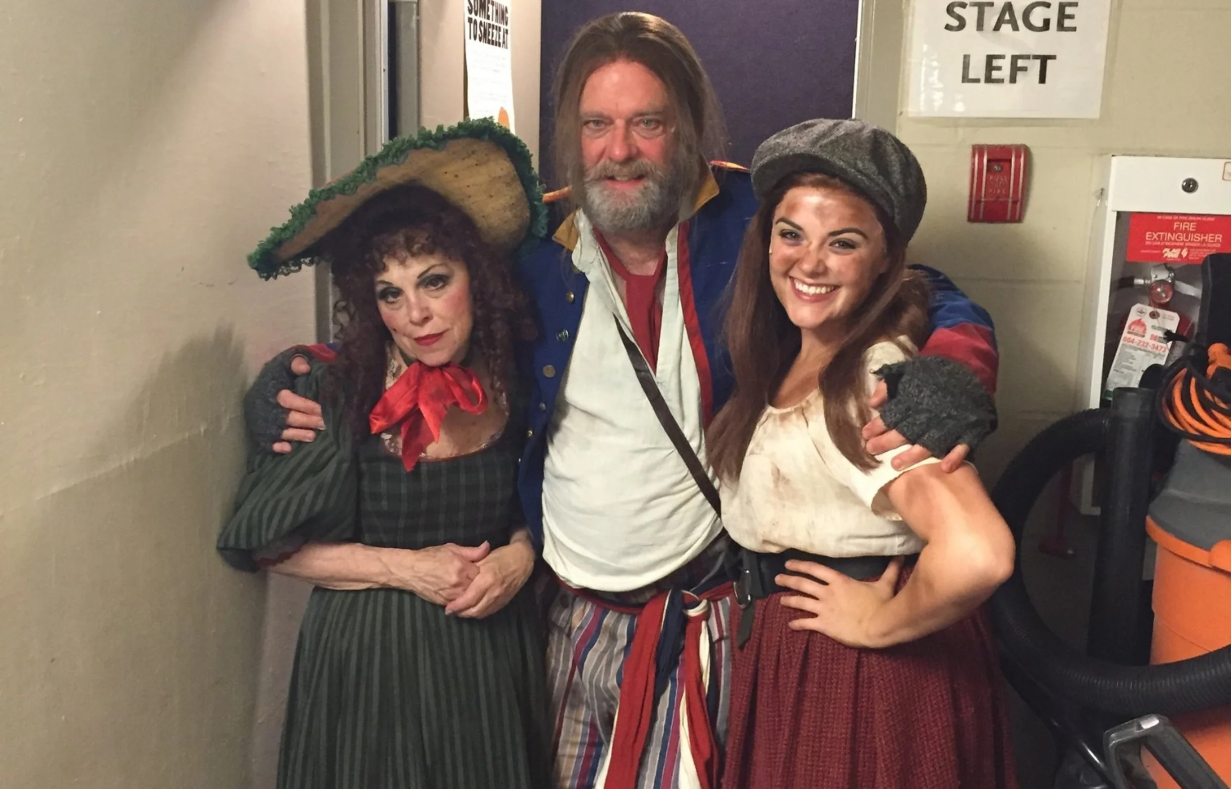 Backstage with the Thenardier Familer