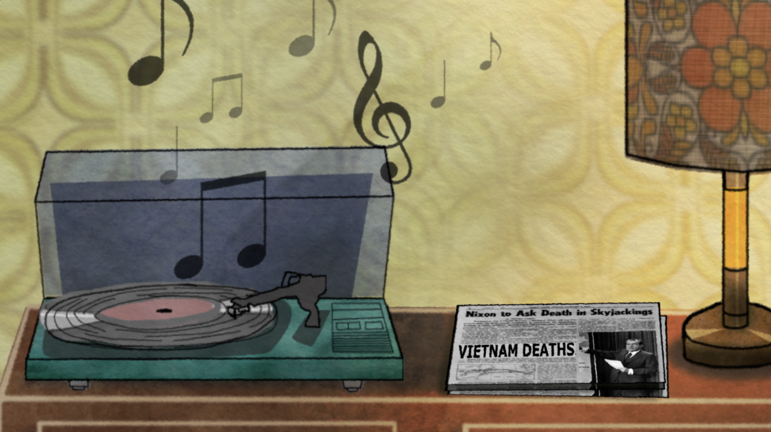 Still from "1973" in Between Us and Them