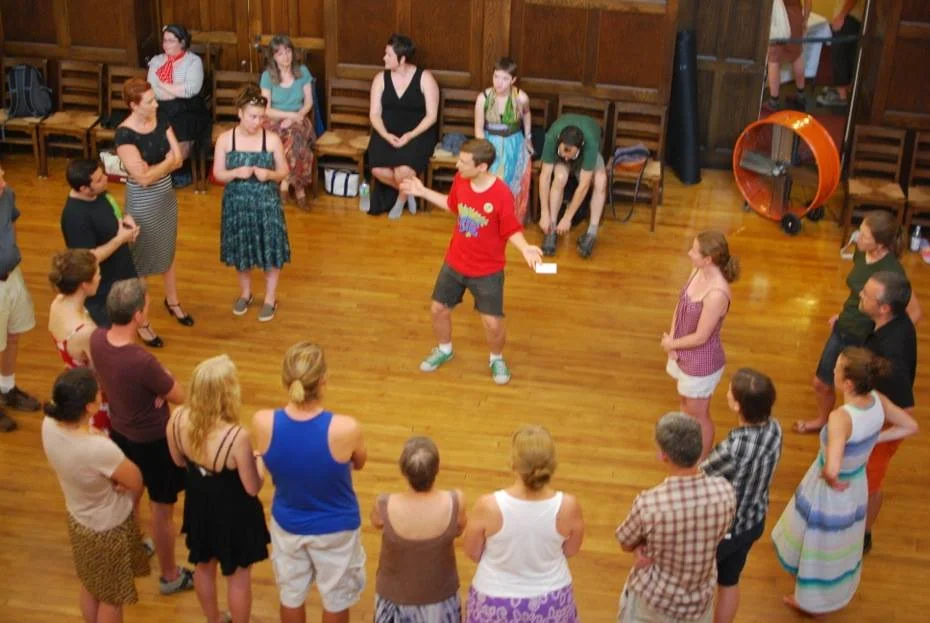 Teaching the beginner's lesson, Portland, Maine
