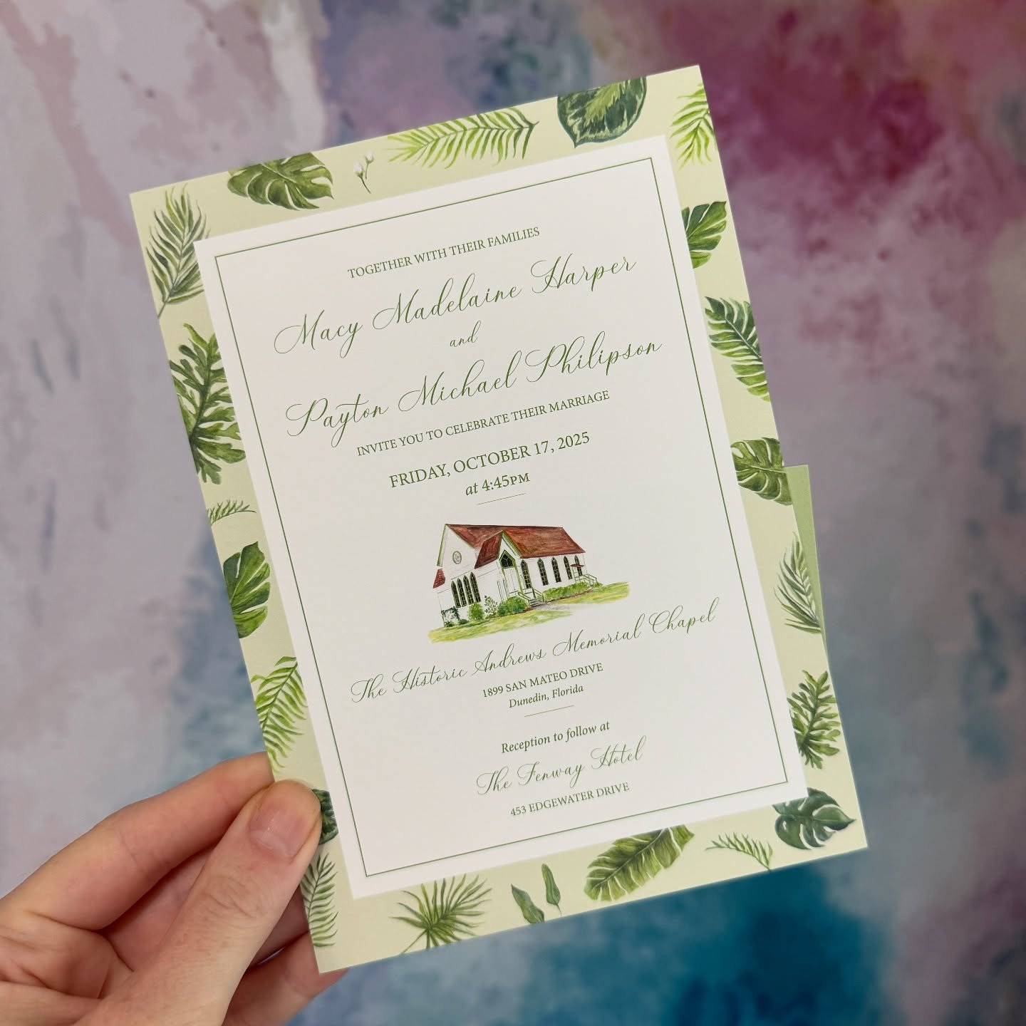 Happy Wedding Day to Macy &amp; Payton!! 💚