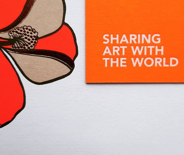 Sharing Art with the World.
#Letterpress #Design