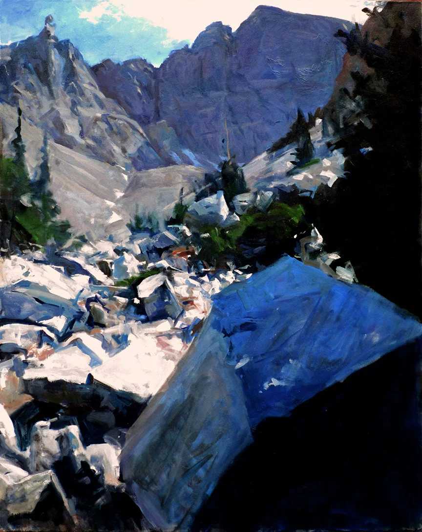   Great Basin 1 &nbsp; 60 x 48" &nbsp; oil on canvas &nbsp; Great Basin  