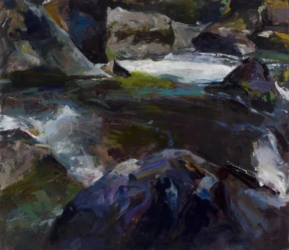   Staircase 1 &nbsp;&nbsp;42 x 48" oil on panel &nbsp; Olympic  