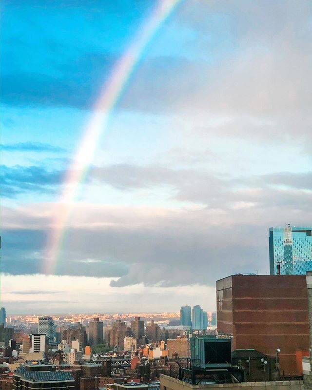 Just looked out my window after the most intense storm and saw this incredible rainbow. It was only there for a few short moments, but I&rsquo;ll be damned if this symbolism goes to waste 😉 🌈 .
.
We are in the middle of a storm unlike any other we&