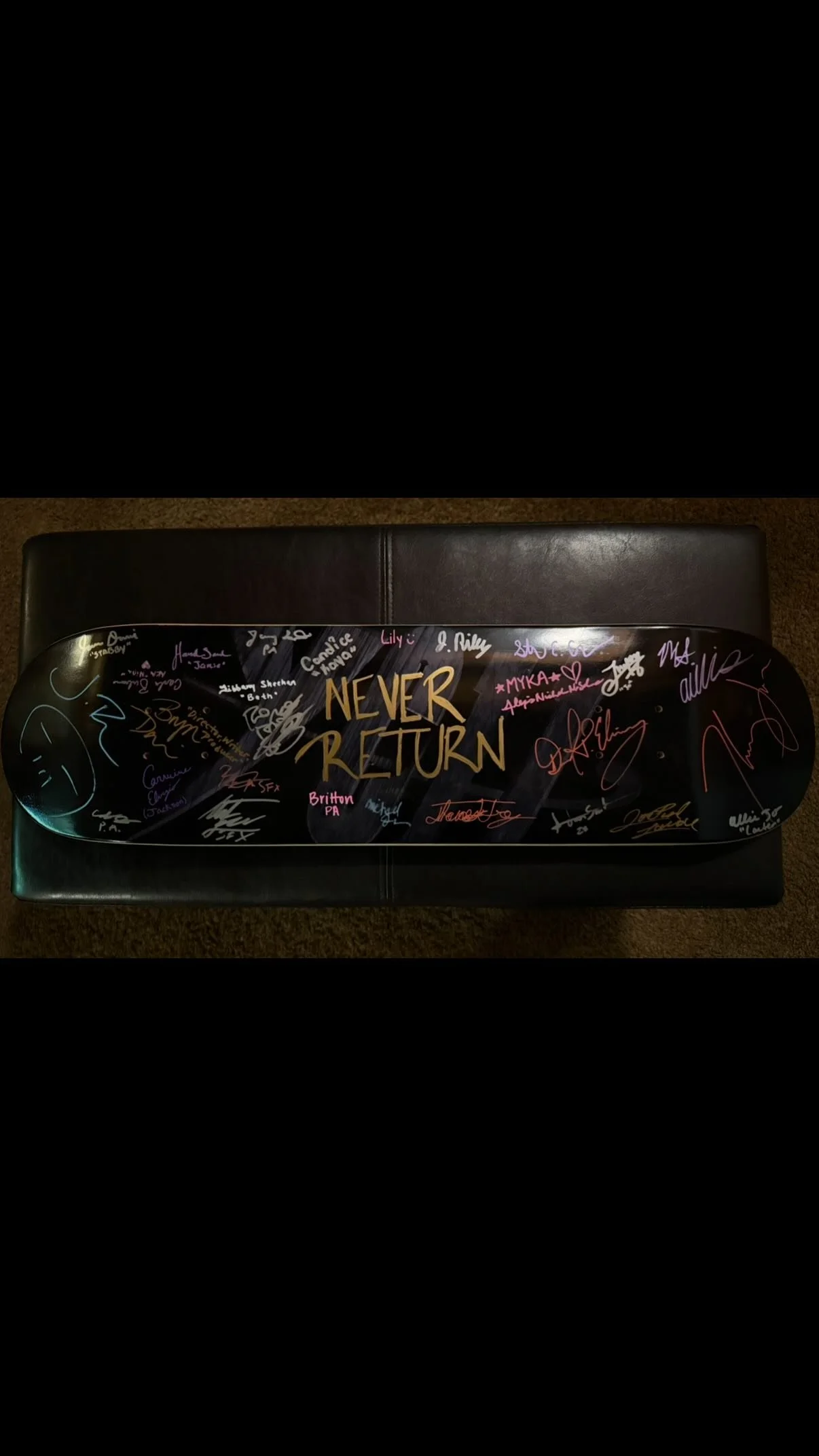 I’m grateful that I can carry on the tradition of collecting memories through signatures on my custom YCH skate decks. This moment was one of the greatest so far and I will always remember and cherish the time we all had together! Huge thanks t