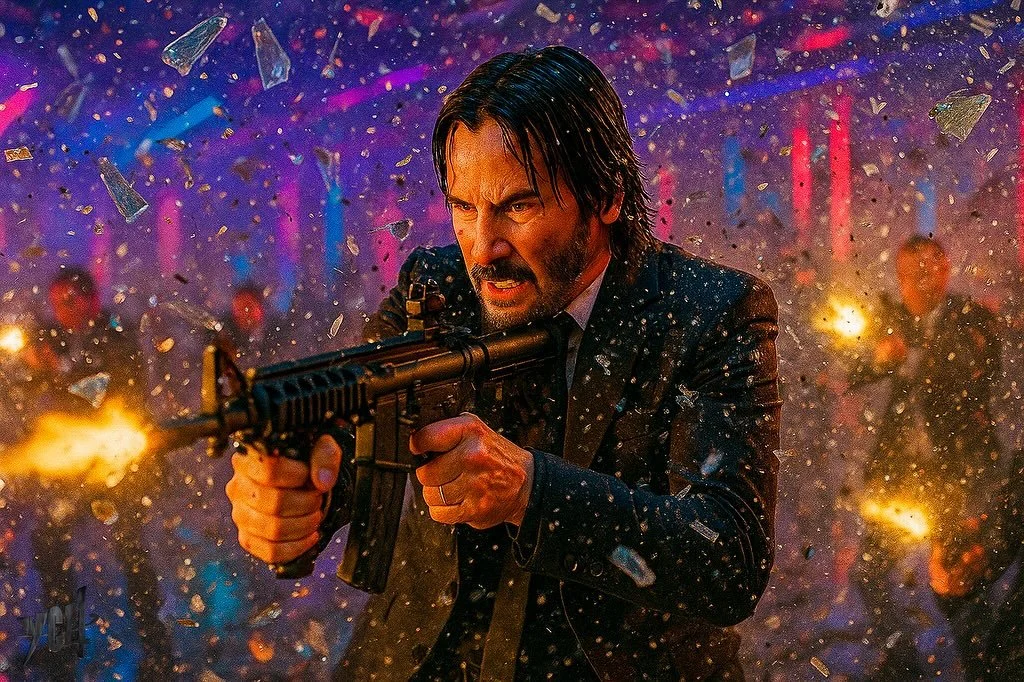 How it is going vs how it all started&hellip;all out of F@$%! to give! #johnwick #action #cinema #favorite #cleanhouse #fafo #eyeforaneye #absolutechaos #youbetterrun #surgical #skilled #famous #iconic #aintnobodygottimeforthat #youcanthackettproduct